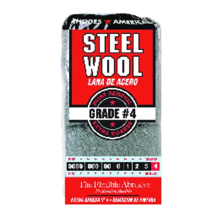 Rhodes American Rhodes American 4 Grade Extra Coarse Steel Wool Pad 12 pk 10121116